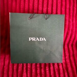 Prada Forest Green Gift Bag